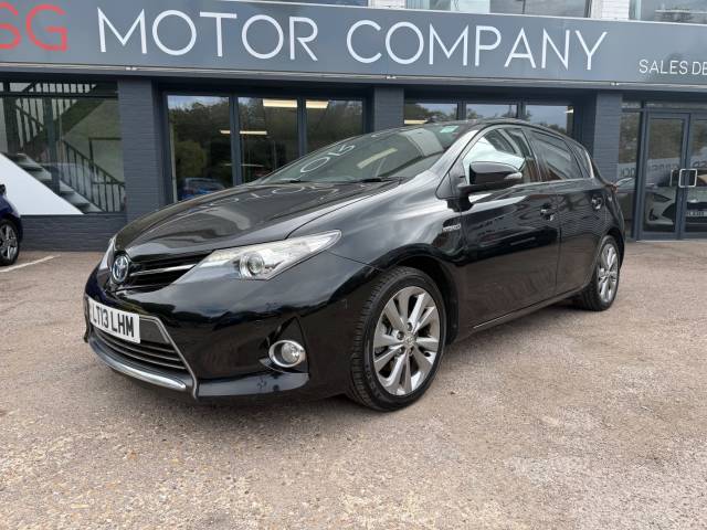 Toyota Auris 1.8 VVTi Hybrid Excel 5dr CVT Auto - FTSH - REAR CAMERA Hatchback Petrol / Electric Hybrid Black